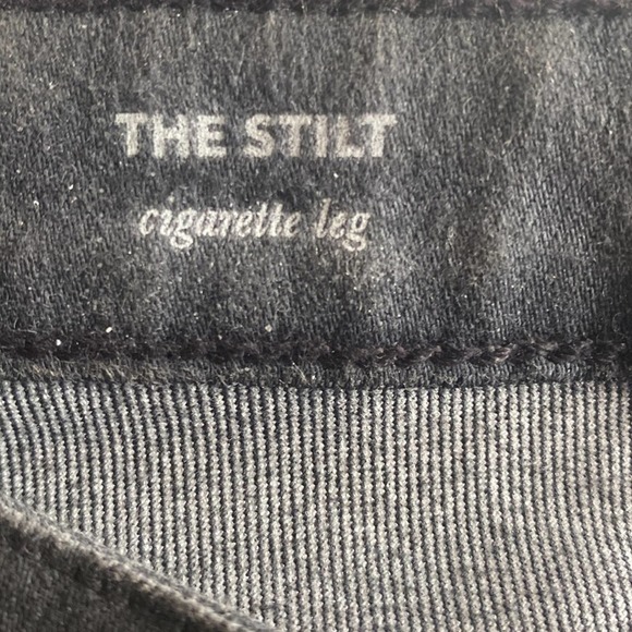 AG Adriano Goldschmied jeans black STILT cigarette jean Stretchy raw hem 26R
C - Picture 7 of 10